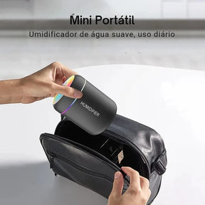 Mini Umidificador USB: Aromaterapia e Purificação